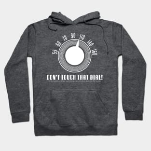 Don't Touch That Dial (White) - The Adventures of Captain Radio Hoodie